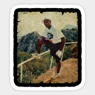 Michael Jordan after Playing Golf Sticker